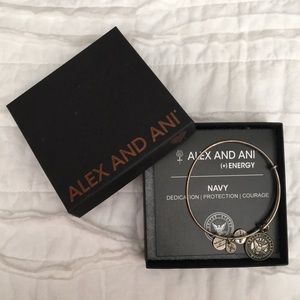 Alex and Ani Navy bracelet